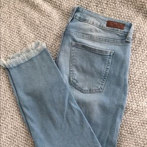 Just USA fringe hem jeans